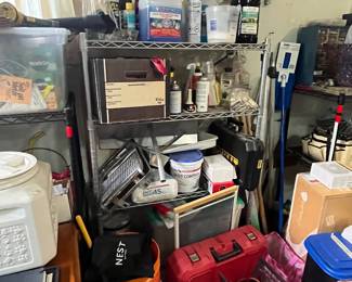lots of tools and garage items
