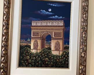 Paris themed art print - signed and numbered