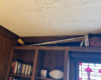Blackhawks signed hockey sticks - Stan Mikita, Dave Manson, Dennis Savard...