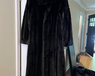 Full length mink coat