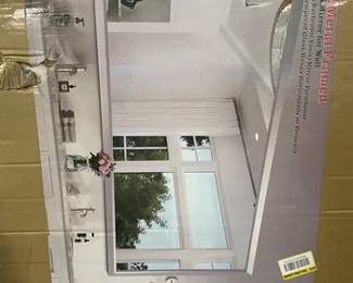 Tempered Glass Wall Bathroom Vanity Mirror