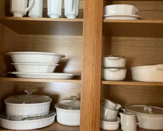 Assorted White Dishes
