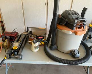 Car Jacks, Shop Vac, And More Garage Goodies