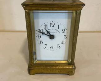 Antique French Miniature Carriage Clock