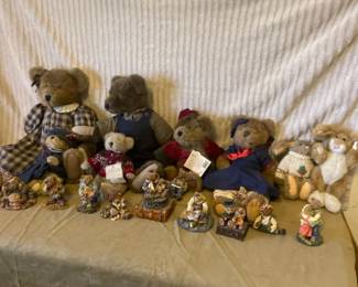 Boyds Stuffed Bears And Boyds Resin Figurines
