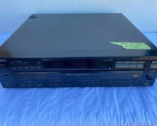Sony Five Disc Compact Disc Player