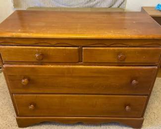 Small Older Four Drawer Dresser
