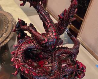 Resin statue