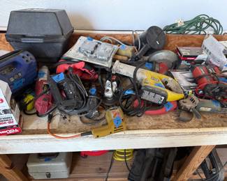 Lots of power tools