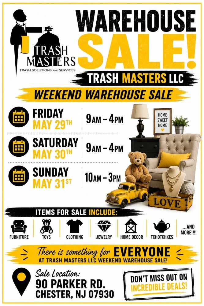 May 29May 31 Weekend Warehouse Saleresized