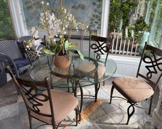 iron patio set