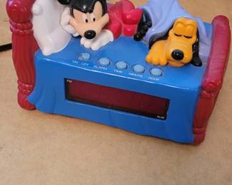 Walt Disney Mickey Mouse alarm clock