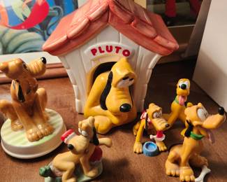Pluto House with other Pluto figurines