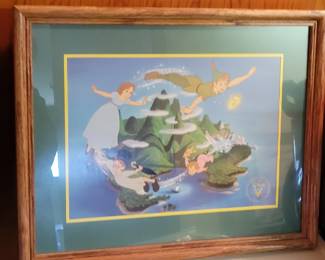Peter Pan lithograph