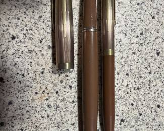 Parker 14 kt gold capped pen and pencil