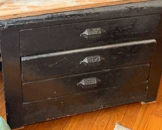 Antique drawers with fabulous pulls