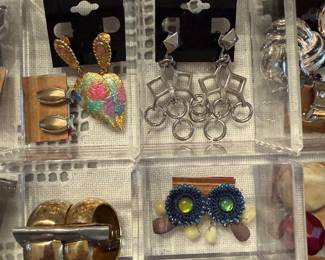 Vintage clip on earrings