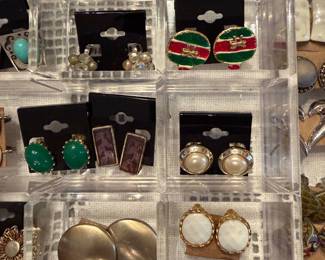 Vintage clip on earrings