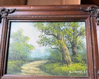 Oil painting signed 