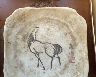 Japanese horse dish