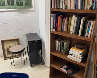 Books on social justice, feminism, race and sociology, fiction, then tons of science books; genetics, evolution, insects, judaism, and more