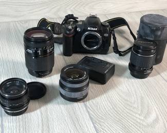 DSLR camera and lenses