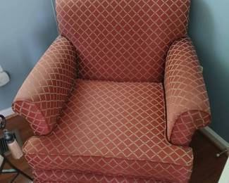 upholstered arm chairs