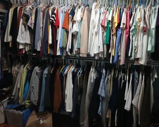 ladies clothes by the hundreds