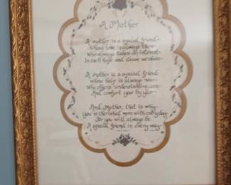 a mother calligraphy