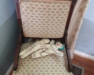 victorian eastlake side chair
