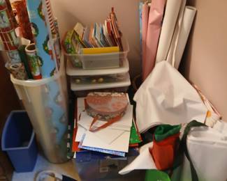 wrapping papers, etc.