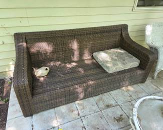 rattan sofa
