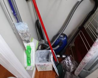vacuum, mops, swiffers