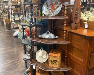 vintage corner shelf