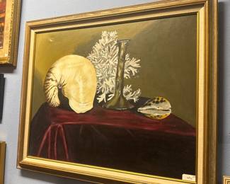 framed oils