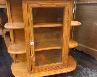 vintage curio cabinet