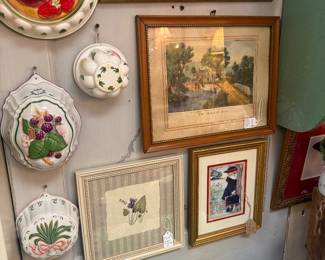 framed art, molds, quilt