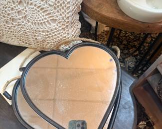 heart shaped mirrors
