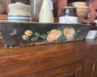 wooden decorative painted box