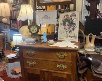 Antique dresser with mirror