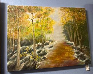 framed oils