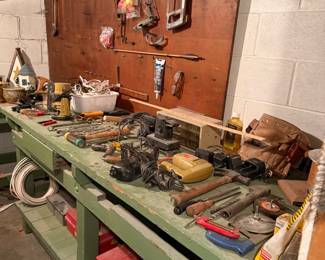 Assorted Hand Tools and Power Tools Collection