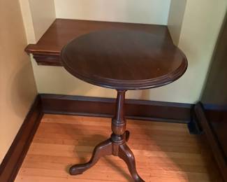 Small Round Table In Cherry