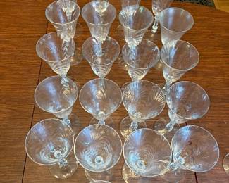 20 Vintage WaterWine Glasses