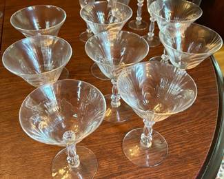 Vintage Glasses In Different Sizes