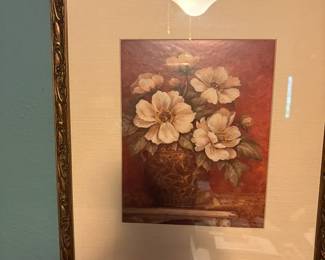 Framed Print Of Peonies