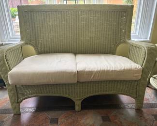 Wicker Loveseat