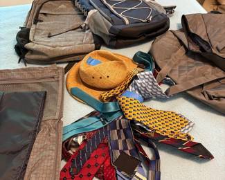 MenS Ties, Backpacks, Hat