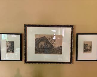 Pen And Ink Sketches By Gottfired Van Pelt And W.A. Spornhunt