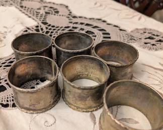 Antique Sterling Napkin Rings